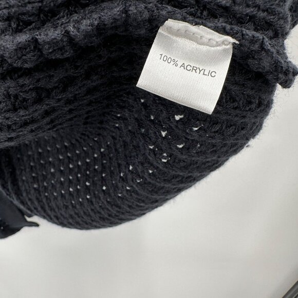 ZESICA Women's Open Front Knitted Sweater Cardigan in Navy Blue size S Small NWT - Picture 6 of 7